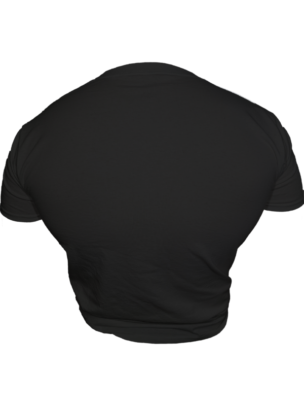 Black T-shirt Blank Back