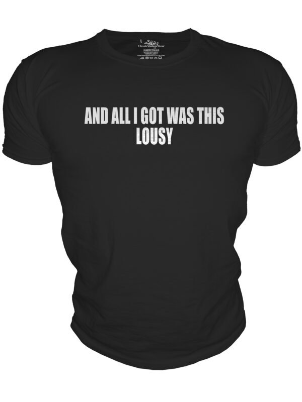 AND ALL I GOT WAS THISLOUSY